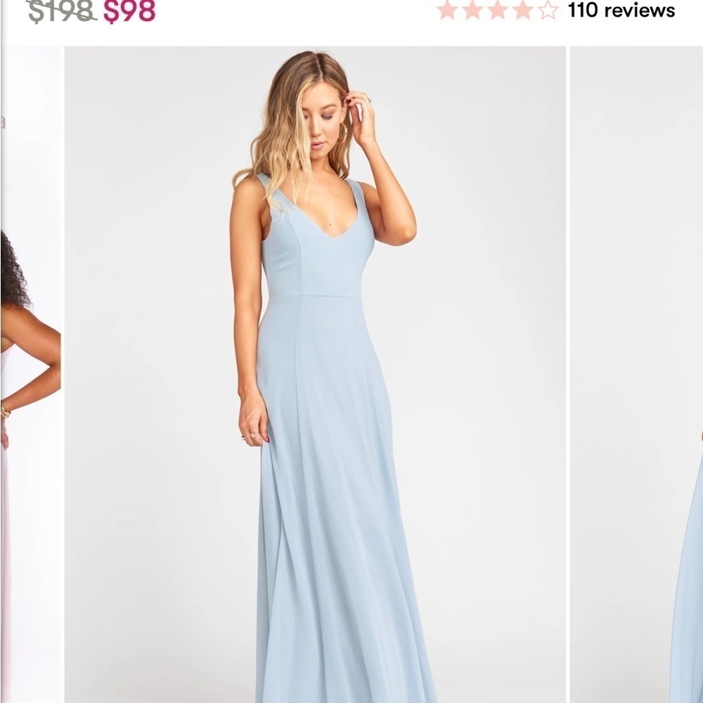 NWT Show Me Your Mumu Jenn Maxi Silver Sage, Multiple Sizes - Picture 2 of 8